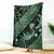 Indonesia Batik Pattern Blanket Green Version