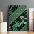 Indonesia Batik Pattern Canvas Wall Art Green Version