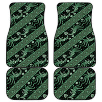 Indonesia Batik Pattern Car Mats Green Version LT01 - Polynesian Pride
