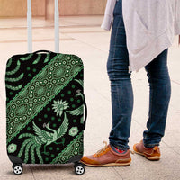 Indonesia Batik Pattern Luggage Cover Green Version LT01 Green - Polynesian Pride