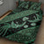 Indonesia Batik Pattern Quilt Bed Set Green Version