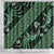 Indonesia Batik Pattern Shower Curtain Green Version