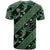 Indonesia Batik Pattern T Shirt Green Version