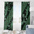 Indonesia Batik Pattern Window Curtain Green Version