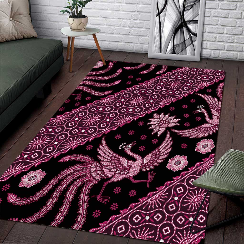 Indonesia Batik Pattern Area Rug Pink Version LT01 Pink - Polynesian Pride