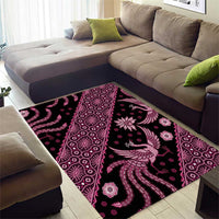 Indonesia Batik Pattern Area Rug Pink Version LT01 - Polynesian Pride