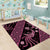 Indonesia Batik Pattern Area Rug Pink Version