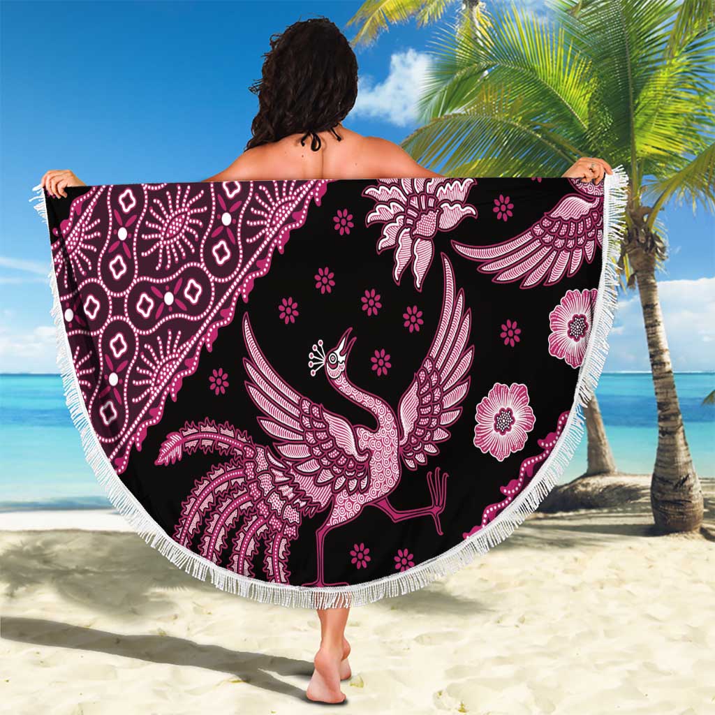 Indonesia Batik Pattern Beach Blanket Pink Version LT01 - Polynesian Pride