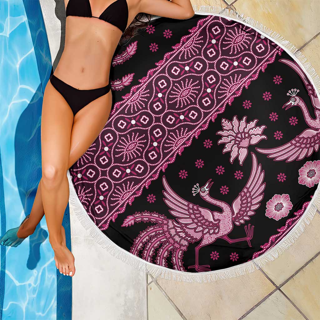 Indonesia Batik Pattern Beach Blanket Pink Version LT01 - Polynesian Pride