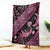 Indonesia Batik Pattern Blanket Pink Version