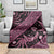 Indonesia Batik Pattern Blanket Pink Version