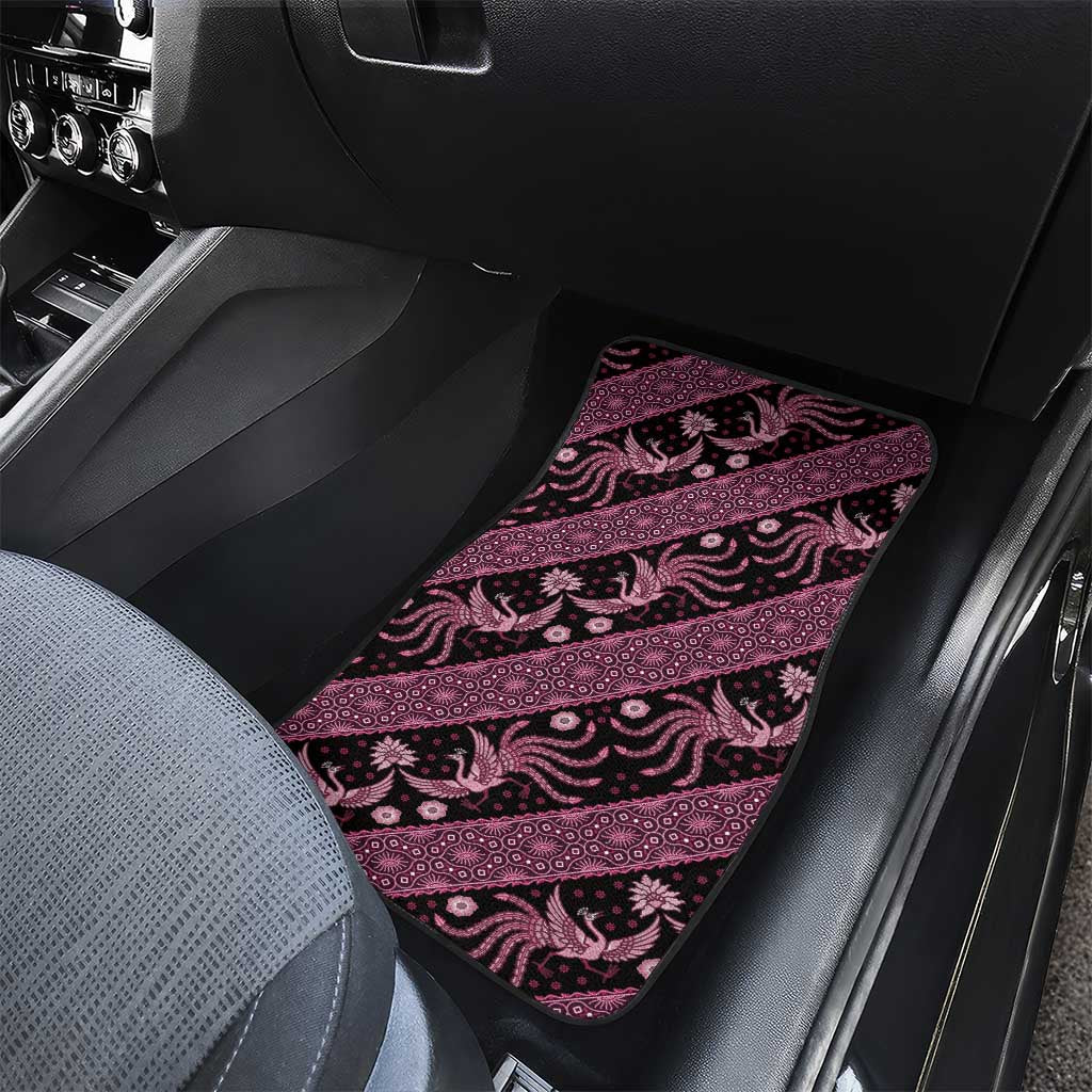 Indonesia Batik Pattern Car Mats Pink Version LT01 - Polynesian Pride