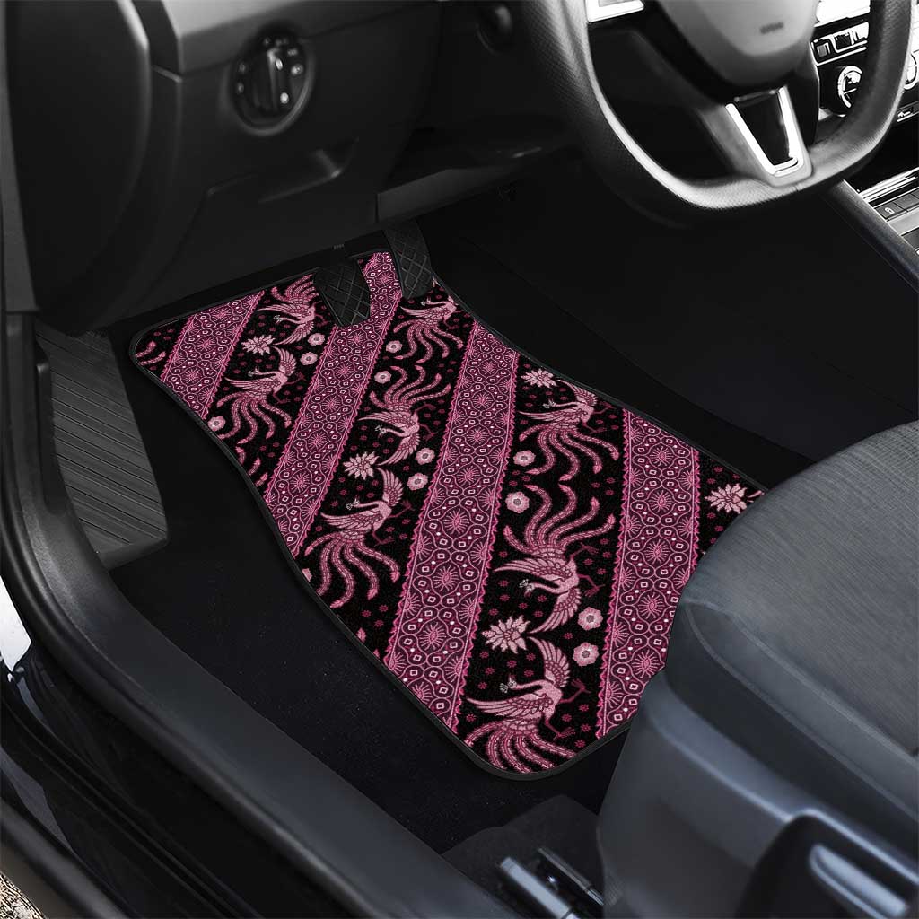 Indonesia Batik Pattern Car Mats Pink Version LT01 - Polynesian Pride