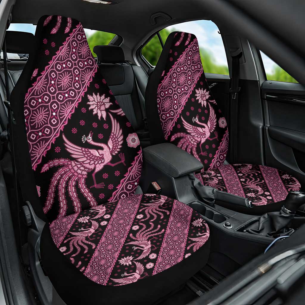 Indonesia Batik Pattern Car Seat Cover Pink Version LT01 One Size Pink - Polynesian Pride