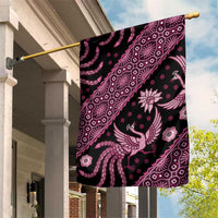 Indonesia Batik Pattern Garden Flag Pink Version LT01 House Flag Pink - Polynesian Pride