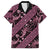 Indonesia Batik Pattern Hawaiian Shirt Pink Version