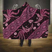 Indonesia Batik Pattern Hooded Blanket Pink Version LT01 - Polynesian Pride