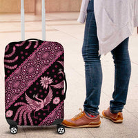 Indonesia Batik Pattern Luggage Cover Pink Version LT01 Pink - Polynesian Pride