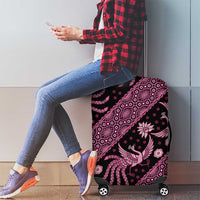 Indonesia Batik Pattern Luggage Cover Pink Version LT01 - Polynesian Pride