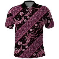 Indonesia Batik Pattern Polo Shirt Pink Version LT01 Pink - Polynesian Pride