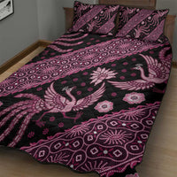 Indonesia Batik Pattern Quilt Bed Set Pink Version LT01 - Polynesian Pride