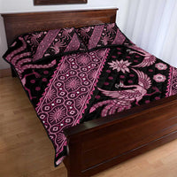 Indonesia Batik Pattern Quilt Bed Set Pink Version LT01 - Polynesian Pride