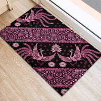 Indonesia Batik Pattern Rubber Doormat Pink Version LT01 - Polynesian Pride