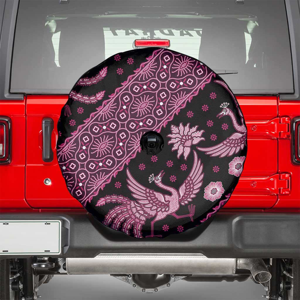 Indonesia Batik Pattern Spare Tire Cover Pink Version LT01 - Polynesian Pride