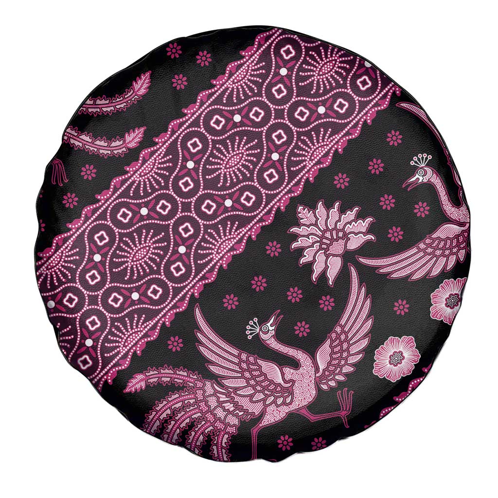 Indonesia Batik Pattern Spare Tire Cover Pink Version LT01 - Polynesian Pride