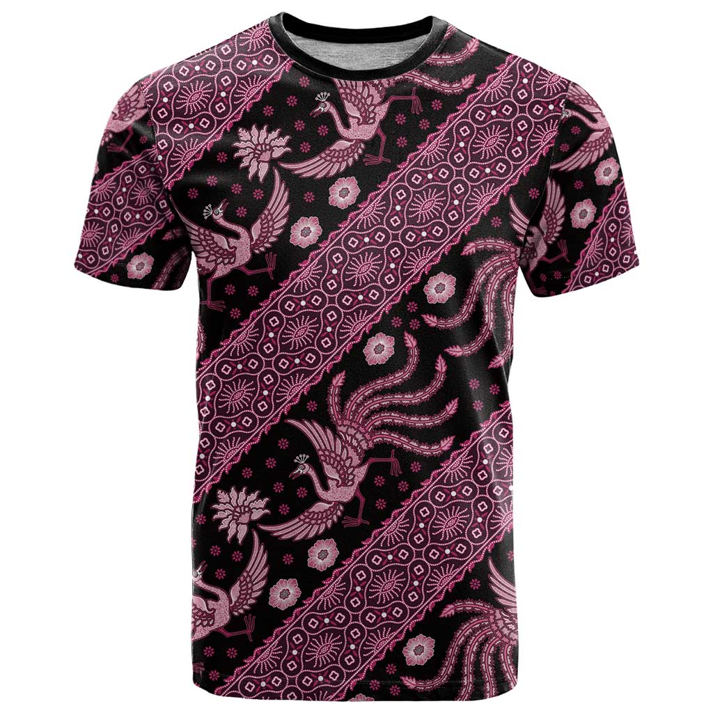 Indonesia Batik Pattern T Shirt Pink Version LT01 Pink - Polynesian Pride