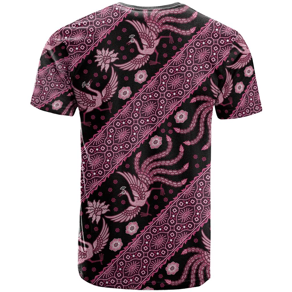 Indonesia Batik Pattern T Shirt Pink Version LT01 - Polynesian Pride