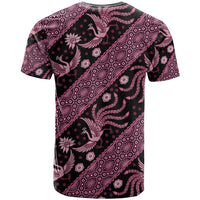 Indonesia Batik Pattern T Shirt Pink Version LT01 - Polynesian Pride