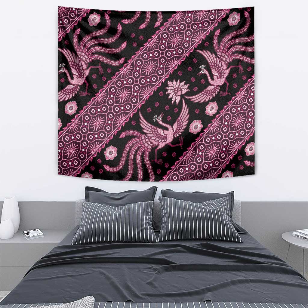 Indonesia Batik Pattern Tapestry Pink Version LT01 - Polynesian Pride