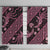 Indonesia Batik Pattern Window Curtain Pink Version