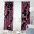 Indonesia Batik Pattern Window Curtain Pink Version