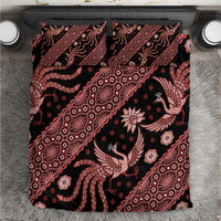 Indonesia Batik Pattern Bedding Set Red Version LT01 Red - Polynesian Pride