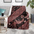 Indonesia Batik Pattern Blanket Red Version