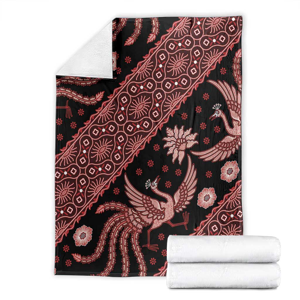 Indonesia Batik Pattern Blanket Red Version LT01 - Polynesian Pride