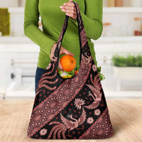 Indonesia Batik Pattern Grocery Bag Red Version LT01 - Polynesian Pride