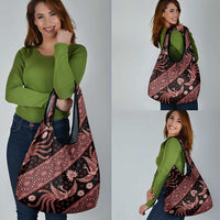 Indonesia Batik Pattern Grocery Bag Red Version LT01 - Polynesian Pride