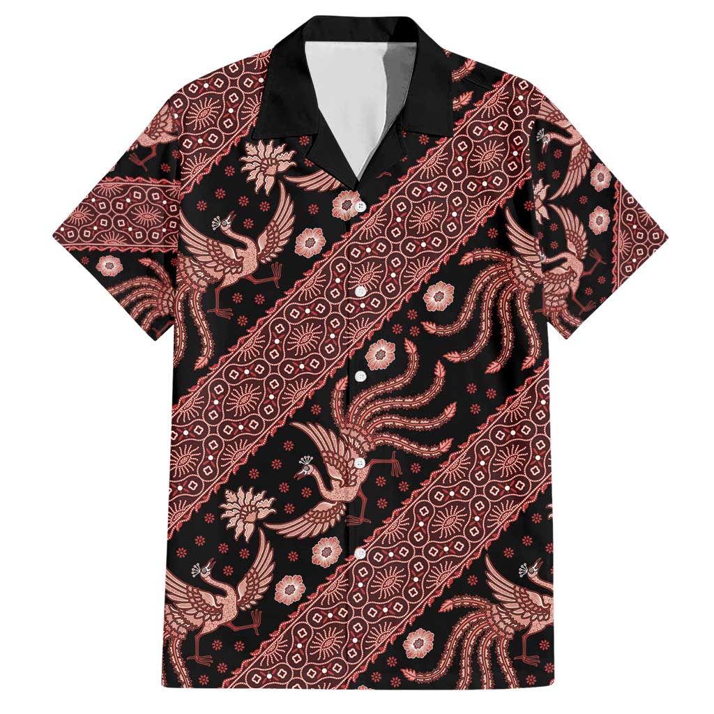 Indonesia Batik Pattern Hawaiian Shirt Red Version LT01 Red - Polynesian Pride