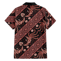 Indonesia Batik Pattern Hawaiian Shirt Red Version LT01 - Polynesian Pride