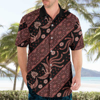 Indonesia Batik Pattern Hawaiian Shirt Red Version LT01 - Polynesian Pride