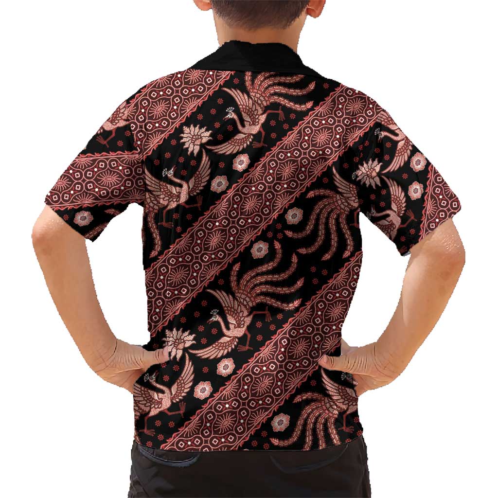 Indonesia Batik Pattern Hawaiian Shirt Red Version LT01 - Polynesian Pride