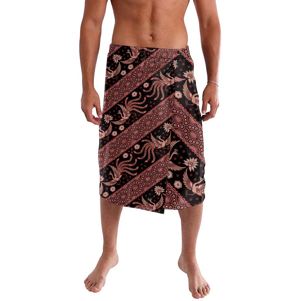 Indonesia Batik Pattern Lavalava Red Version LT01 Red - Polynesian Pride
