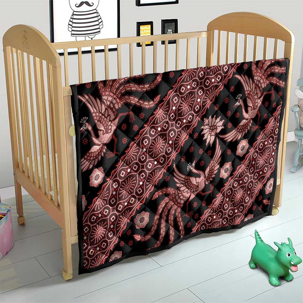 Indonesia Batik Pattern Quilt Red Version LT01 - Polynesian Pride