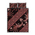 Indonesia Batik Pattern Quilt Bed Set Red Version