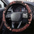 Indonesia Batik Pattern Steering Wheel Cover Red Version