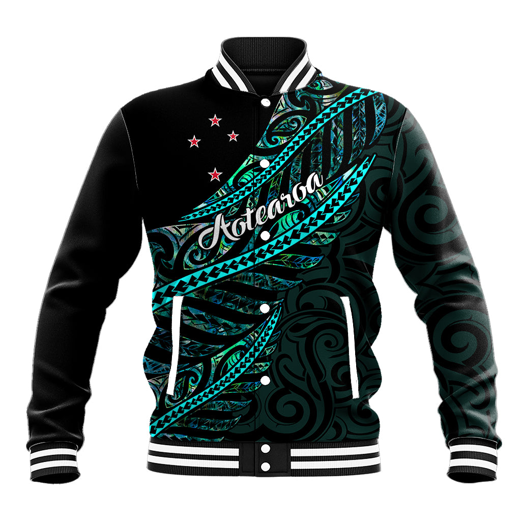 personalised-aotearoa-baseball-jacket-silver-fern-mix-paua-shell-polynesian-pattern