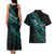 personalised-aotearoa-couples-matching-tank-maxi-dress-and-hawaiian-shirt-silver-fern-mix-paua-shell-polynesian-pattern